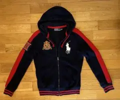 Polo Ralph Lauren ジップパーカー ラルフ ビックポニー y2k - メルカリ