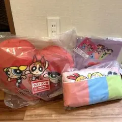 一番くじ パワーパフガールズ ラストワン A Ｃ クッションブランケット トート