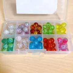 クラックガラスビーズセット