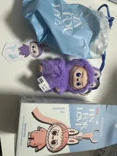 POPMART PIN FOR LOVE ぬいぐるみ ラブブ イニシャル 【T】