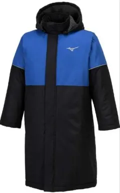ミズノ　ベンチコート　ボアコート　ブルーブラック　160　ジュニア