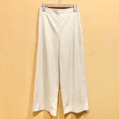 MACPHEE コットンレーヨンストレッチセミワイドクロップドパンツ サイズ36