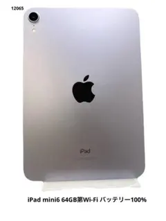 iPad mini6 64GB第Wi-Fi バッテリー100%