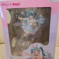 初音ミク x Rody A賞 フィギュア C賞 クリアスタンド セット
