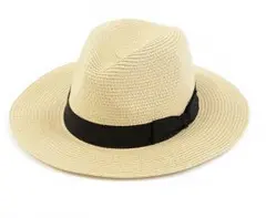 ♥残数僅か♥麦わら帽子 uv対策 ブリム つば広 中折れハット リボン付き 春夏