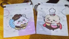 COCO’S ちいかわ コラボ モモンガ ラッコ 巾着