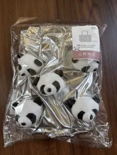 上野限定　パンダ付きトート　新品