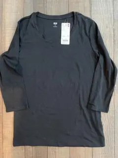 ユニクロ ブラック Tシャツ Lサイズ