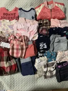 女の子　90cm まとめ売り27枚　ズボン多め　ジャンパーあり