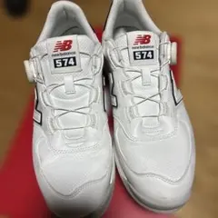 n*b様 New Balance 574 v4 SL BOAホワイト×ネイビー