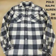 POLO RALPHLAURENラルフローレン　ユーブロックチェックネルシャツ