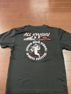 United Athle バドミントンTシャツ M 黒 5900-01 ブラック