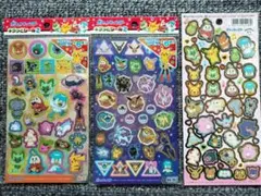 【匿名配送】ポケットモンスターシール1枚とキラッとシール ホログラムシール 2枚