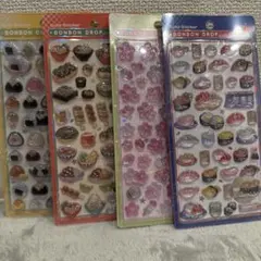 ボンボンドロップシール　和柄　4シート