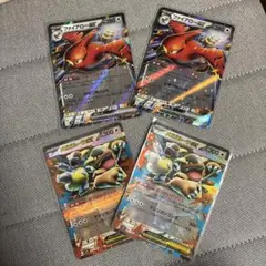 ポケモンカード　ファイアロー　メガガルーラ　ex r r 4枚セット
