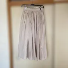 新品　コットンボイルフレアスカート