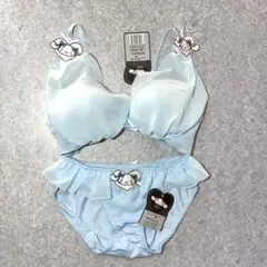 シナモン ブラジャーショーツセット ノンワイヤー M