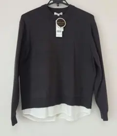 GLOBAL WORK メルティシャツ レイヤード、　メンズ