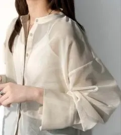新品タグ付き☆ClassicalElf メッシュ　シャツ　ブラウス☆のサムネイル