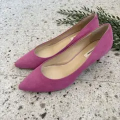 【極美品✨】オデットエオディール パンプス 24.0 ポイントカラー ピンクのサムネイル