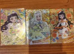 ひみつのアイプリ　シークレットフレンズバズリウムイエロー　つむぎ　サイン　セット