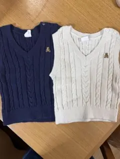 baby GAP ベビーベスト 12-18ヶ月 2色セット