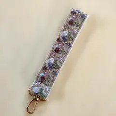❋ハンドメイドストラップp❋インド刺繍リボン　ハンドストラップ