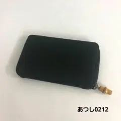 GUCCI グッチ バンブー ジップ システム手帳カバー ブラック レザー 手帳