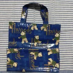 Harrods クマ柄 トートバッグ