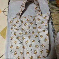リラックマ エコバッグ クリーム色