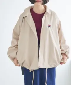 最終値下価格【美品】FILA フィラ　ジャケット　袖ボリューム　ビックシルエット
