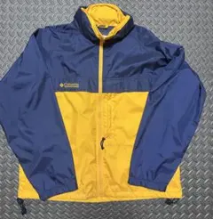 美品 90s Columbia コロンビア バイカラーパッカブルジャケット L