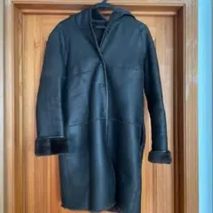 BALMAIN バルマン 羊皮 ロングコート 11号