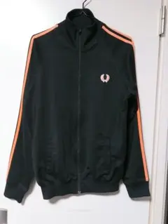 90s Fred Perry Track Jacket XS Black Pink