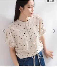 タックスリーブ プリントブラウスのサムネイル
