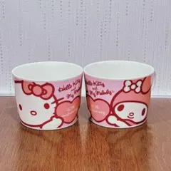 サンリオ マグカップ 2個セット ハローキティ ＆ マイメロディ 40周年記念