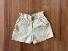 【プティマイン】110cmベージュチノショートパンツ