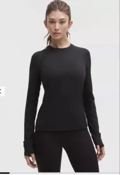美品 ルルレモン EasySet リラックス長袖シャツ *ウォッシュ US6