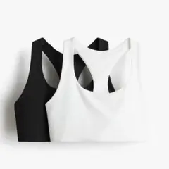 ［H&M］ミディアムサポート スポーツブラ2枚セット