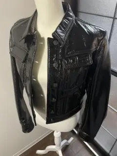 抹*ヌ様 DIESEL ブラック クロップドジャケット