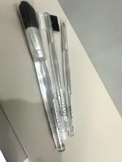 COCOLULU メイクブラシ 3本セット チーク アイブロウ リップ