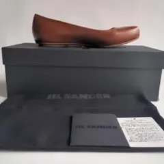 美品JIL SANDER ジルサンダー スクエアトゥ フラットシューズ【36】のサムネイル