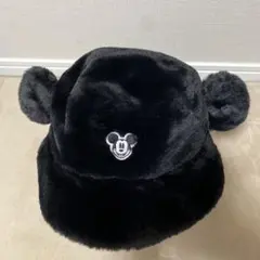 ディズニー ミッキーマウス バケットハット 58cm 黒