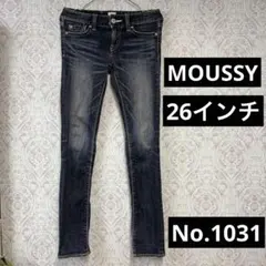 MOUSSY VINTAGE スキニーデニム ダークブルー26インチ