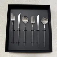 Cutipol カトラリーセット シルバー ブラック - メルカリ