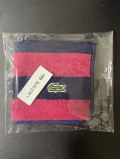 LACOSTE ストライプタオルハンカチ