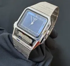希少80年代　CASIO AQE-904 カシオ　アナデジ 時計　レトロ腕時計