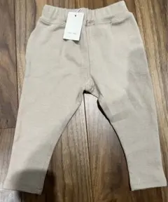 petit main ベージュ ロングパンツ　タグ付き