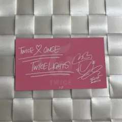 TWICE 5th World tour 特典メッセージカード モモ
