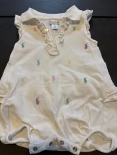 Ralph Lauren 9M ホワイトロンパース